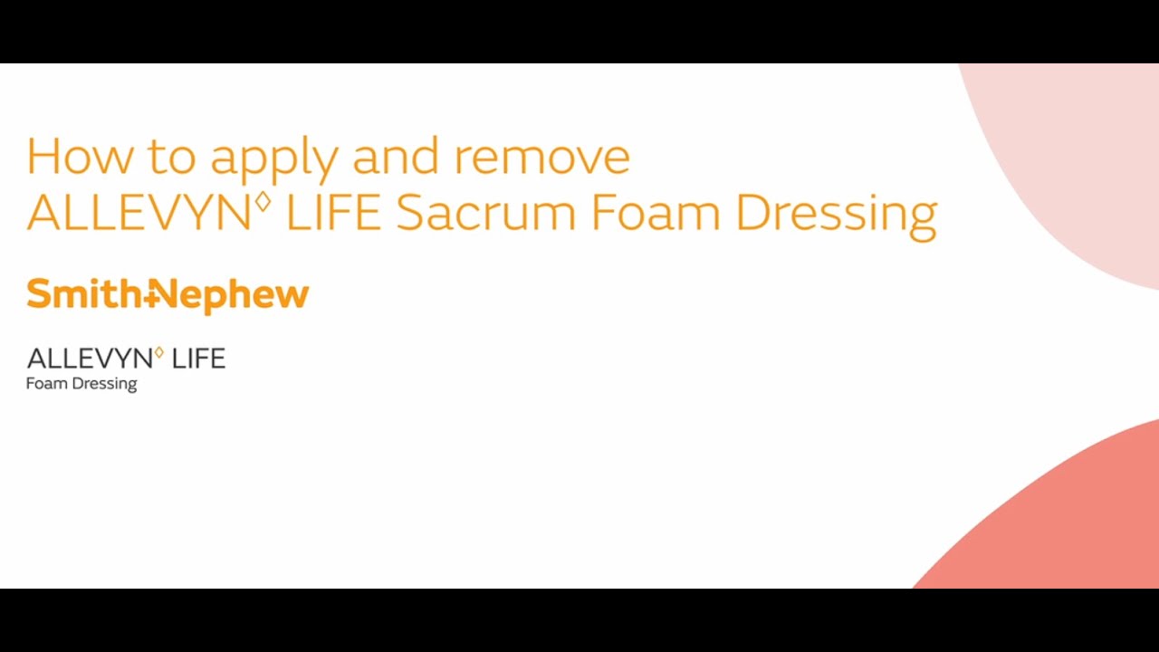 Application of the ALLEVYN LIFE Sacrum Dressing