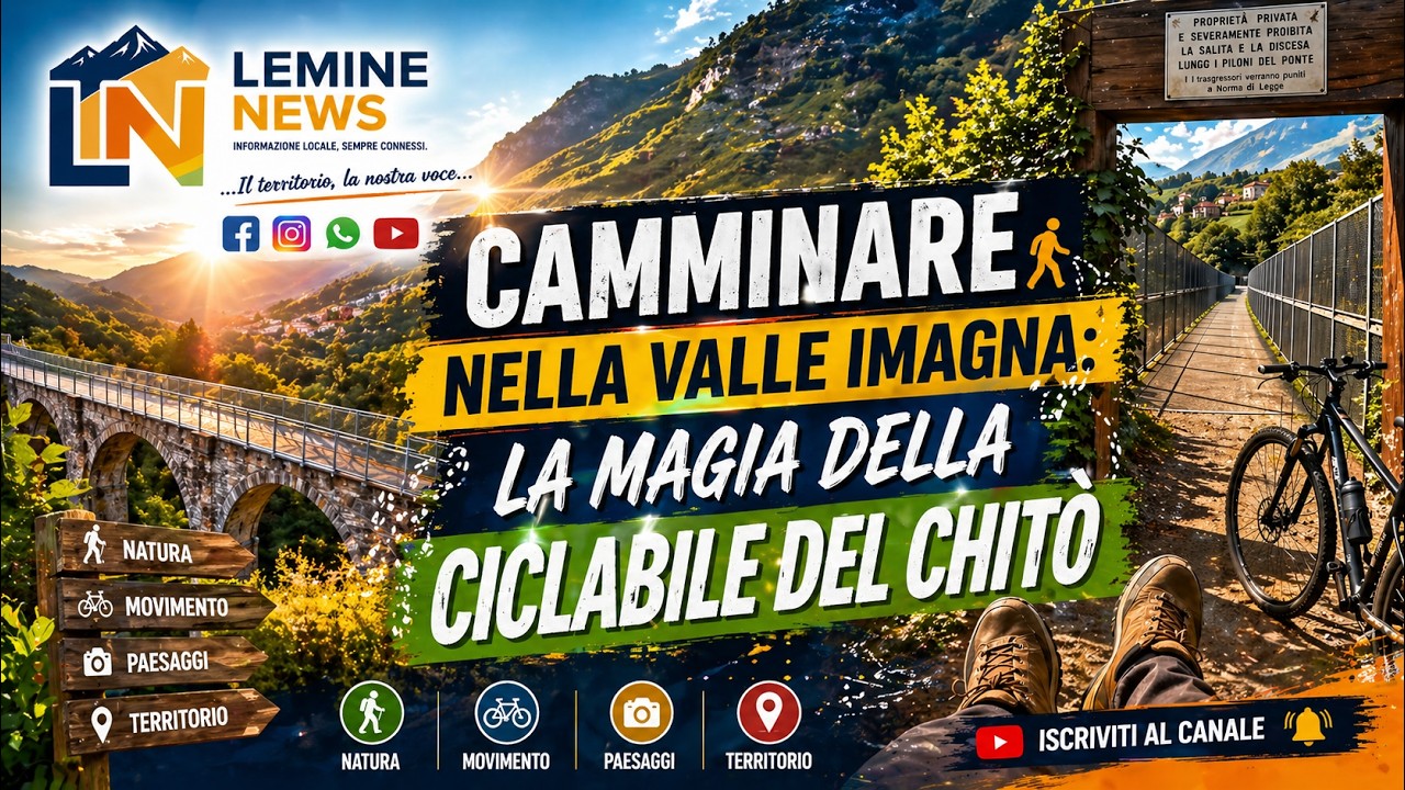 Camminare nella Valle Imagna: la magia della Ciclabile del Chitò