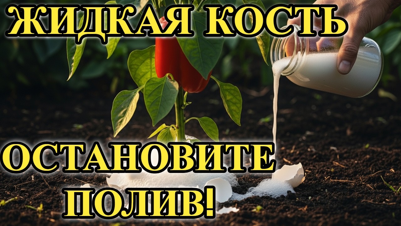 ЖИДКАЯ КОСТЬ: Забытый метод 1905 года, который делает растения 