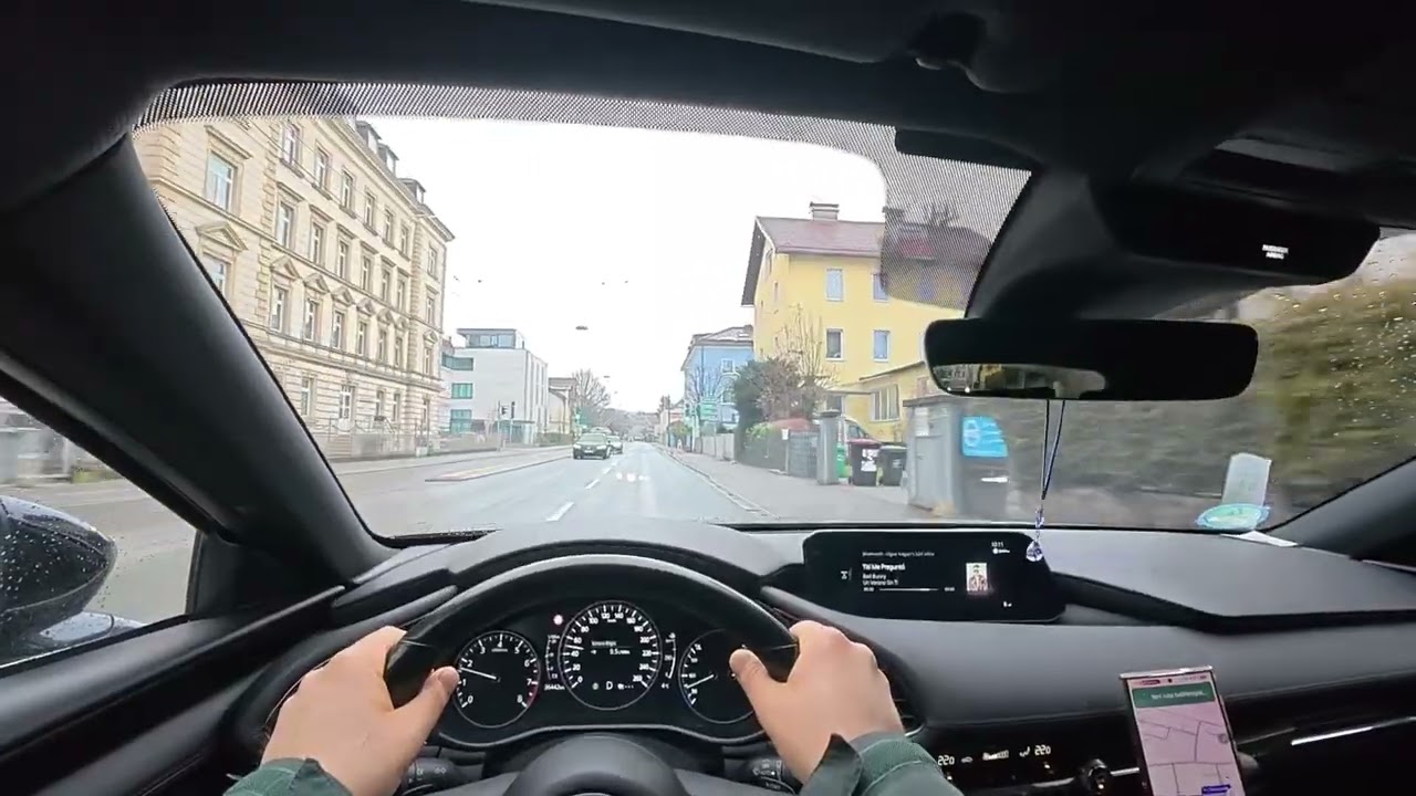 POV Driving in Salzburg: Riedenburg to Itzling West
