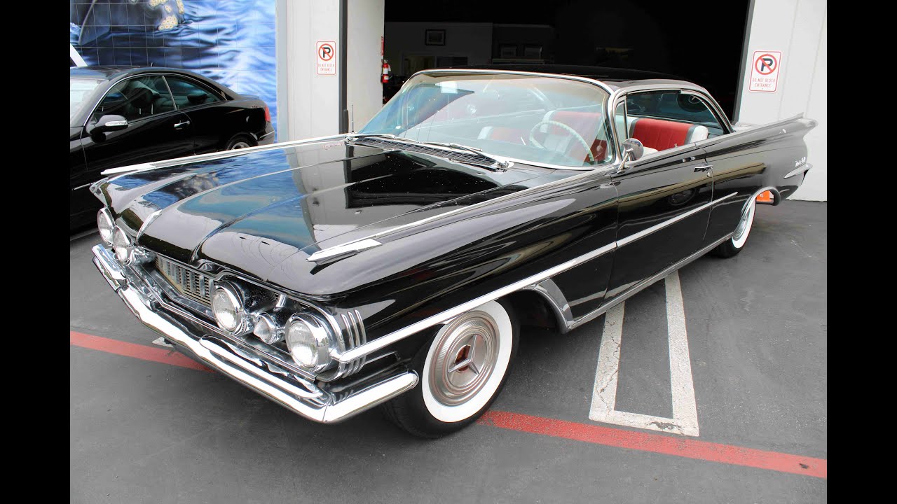 1959 Oldsmobile 98 Holiday Scenicoupe test drive at Laguna Classic Cars