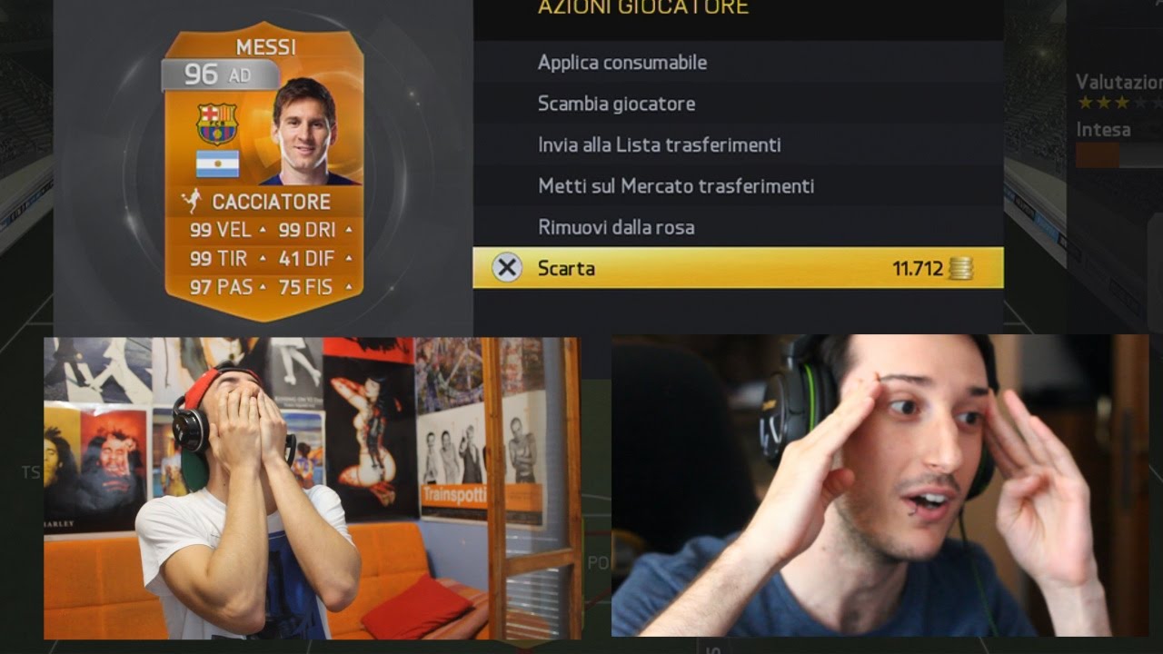 HO SCARTATO MESSI MOTM... GRAZIE DEXTER...