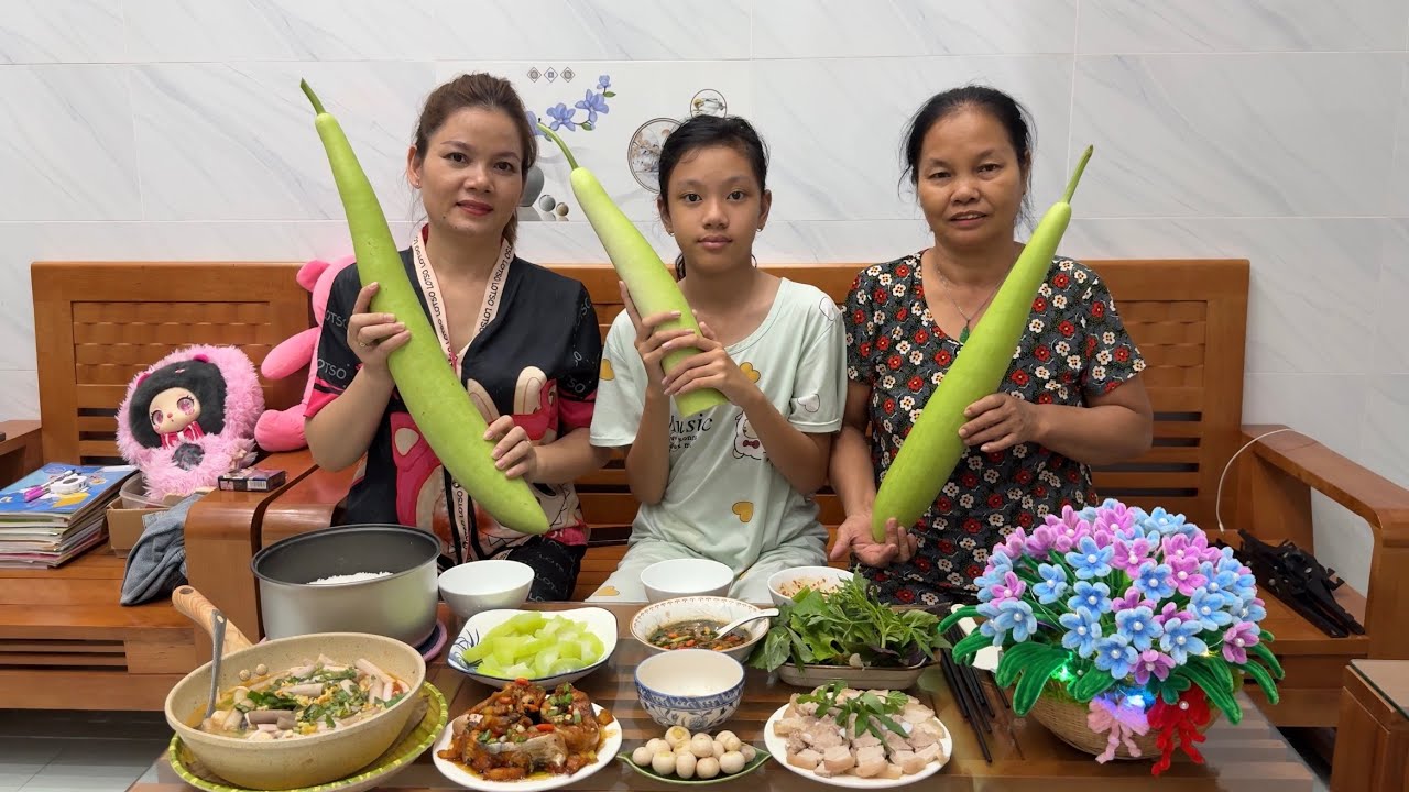 TÚ BÁN NHÀ VỀ QUÊ NÊN HAY KHÔNG  HỎI Ý KIẾN MẸ VỀ VIỆC BÁN NHÀ VỀ QUÊ. CÙNG MẸ ĐI HÁI BẦU NẤU CƠM