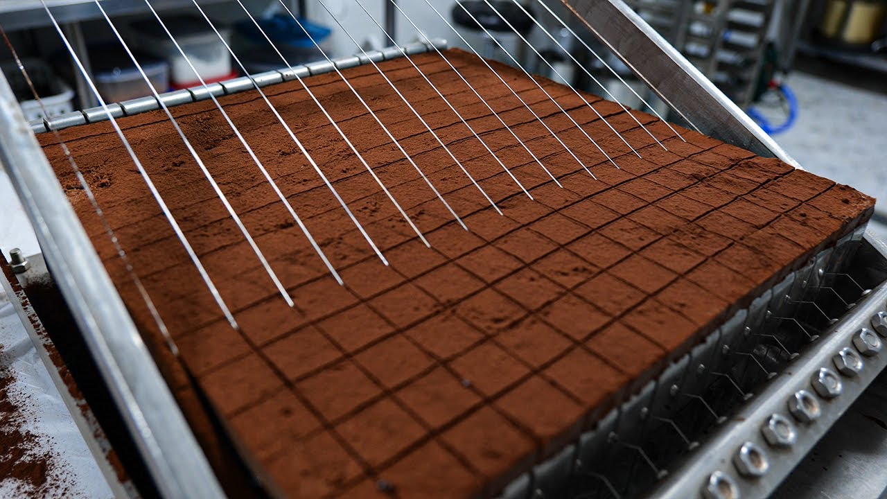 Приготовление шоколада ручной работы по рецепту 100-летней давности - Korean Street Food