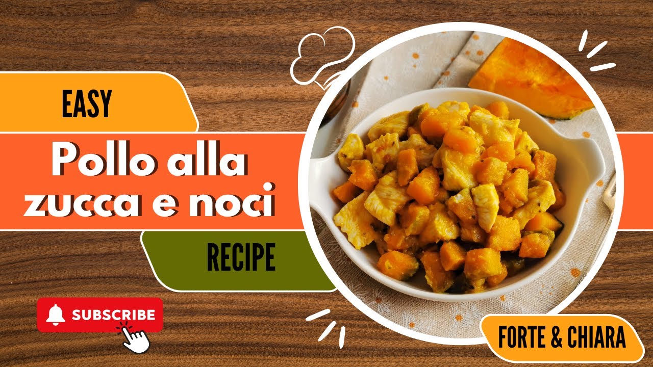 🥘 Il Pollo alla Zucca che Ti Cambierà la Cena! Facile, Cremoso e Croccante alle Noci 😍
