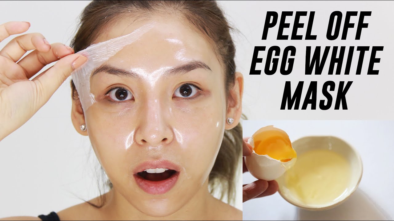 Peel Off Egg White Mask | TINA TRIES IT