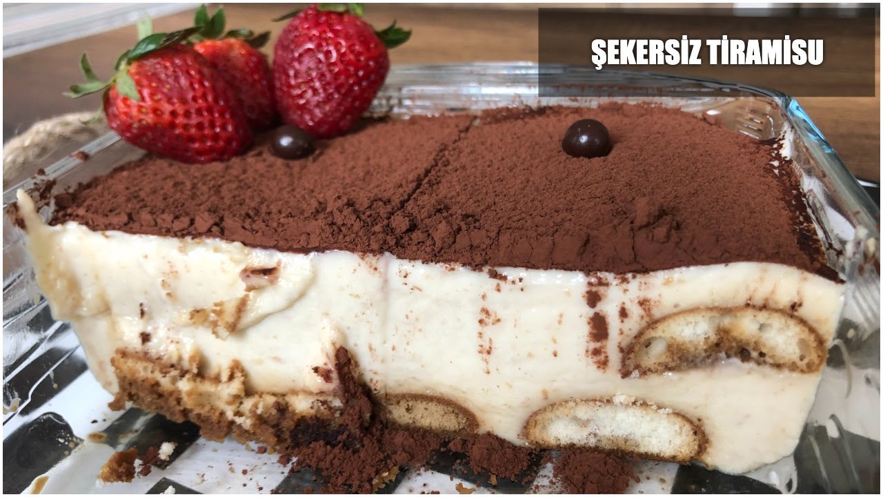 Şekersiz Tiramisu | 4 Kişilik Lezzetli, Pratik Tatlı Tarifi