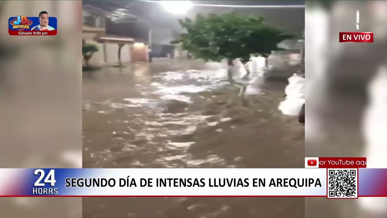 Segundo día de lluvias en Arequipa: colapsa techo de centro comercial