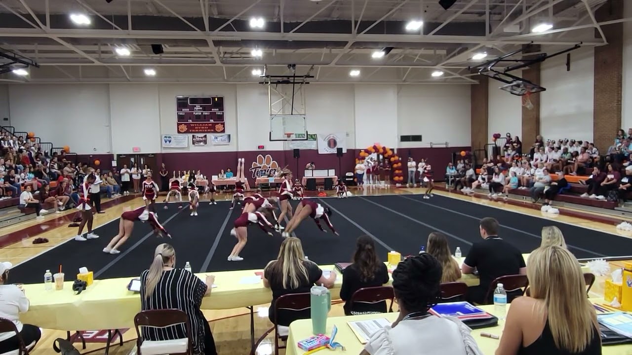 William Byrd Middle School at Battle at Byrd Cheer Competition 2023