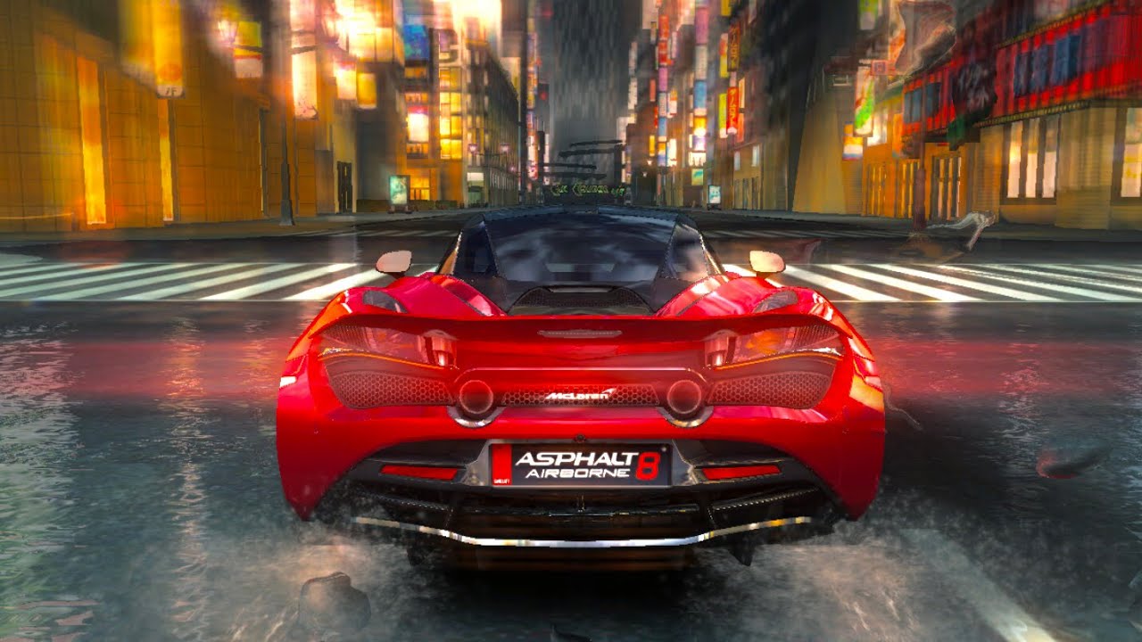Asphalt 8, McLaren 720S PTWT,  complicated races