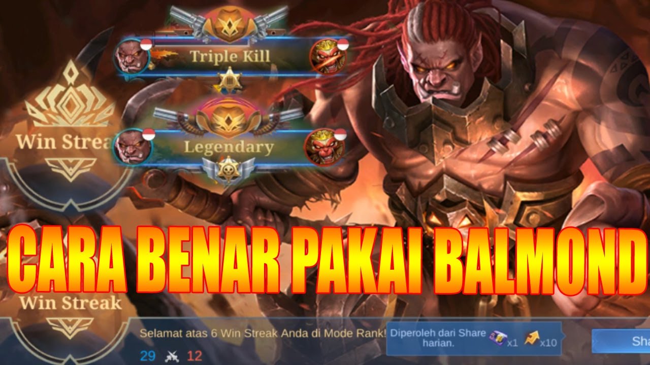 Cara Benar Pakai Balmond untuk Pemula dengan Build Terkuat dan Tersakit untuk TIER EPIC | MLBB