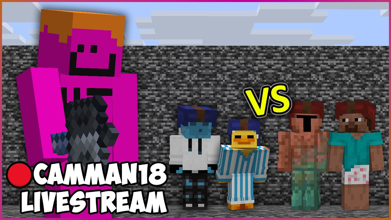 Trapping 100 of My Viewers Into FACTIONS camman18 Full Twitch VOD