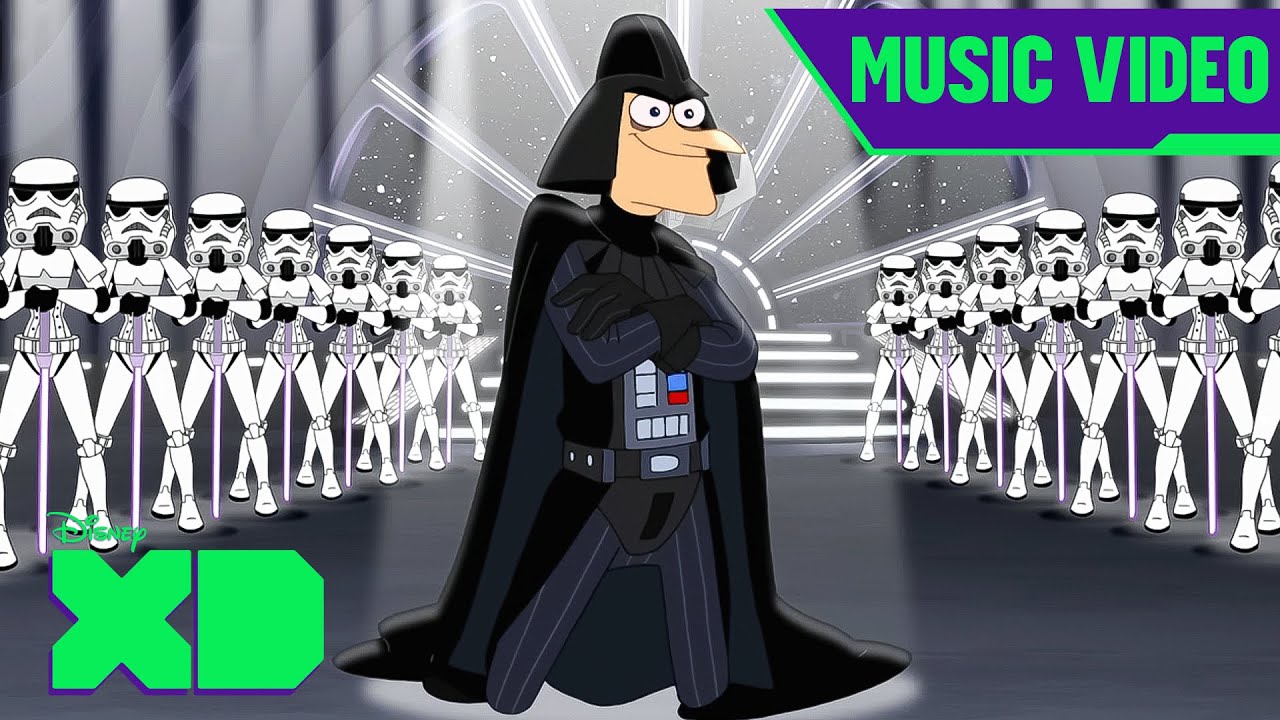 Phineas and Ferb Star Wars Episode | Every Music Video 🎶 | @disneychannel