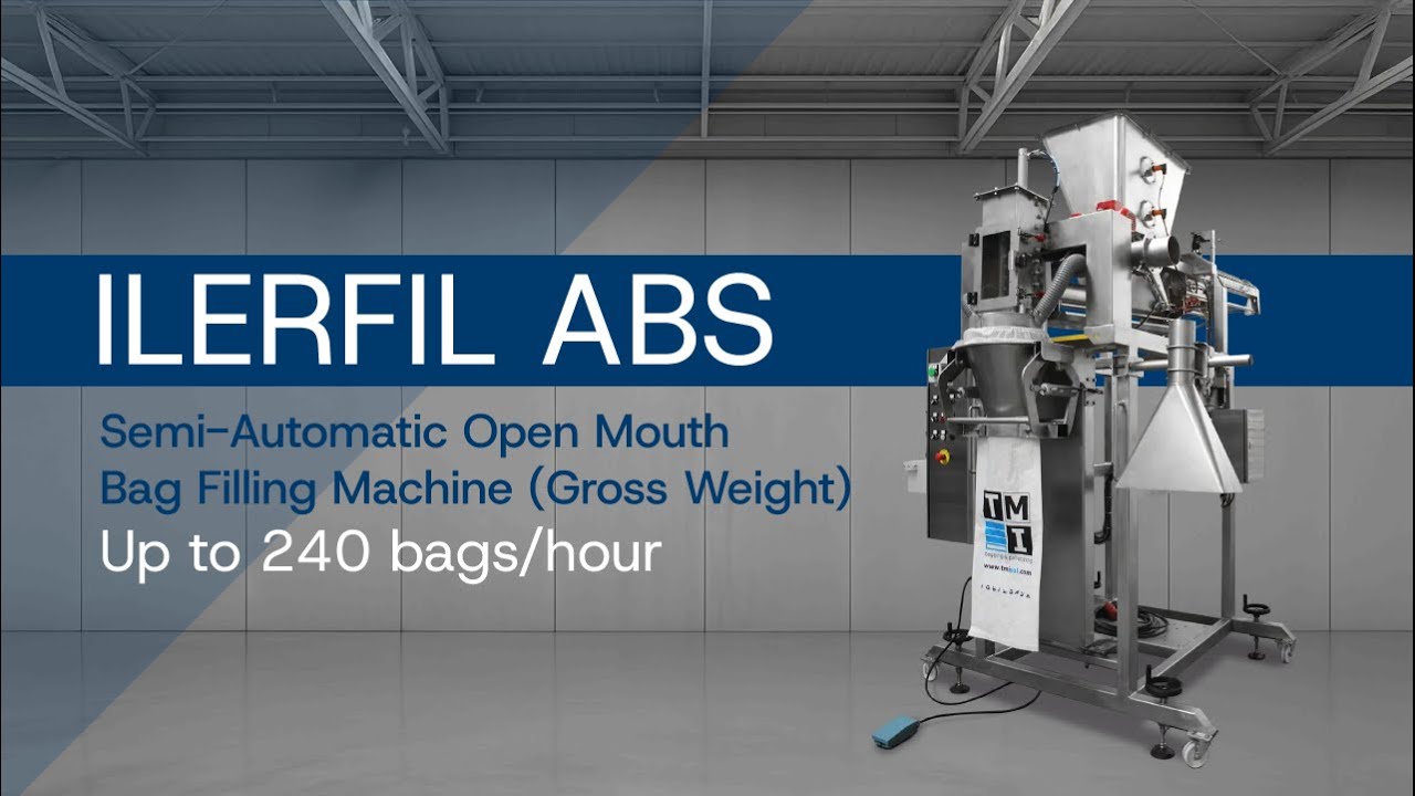 ILERFIL ABS: Semi-automatic powder bagging with control, hygiene, and profitability