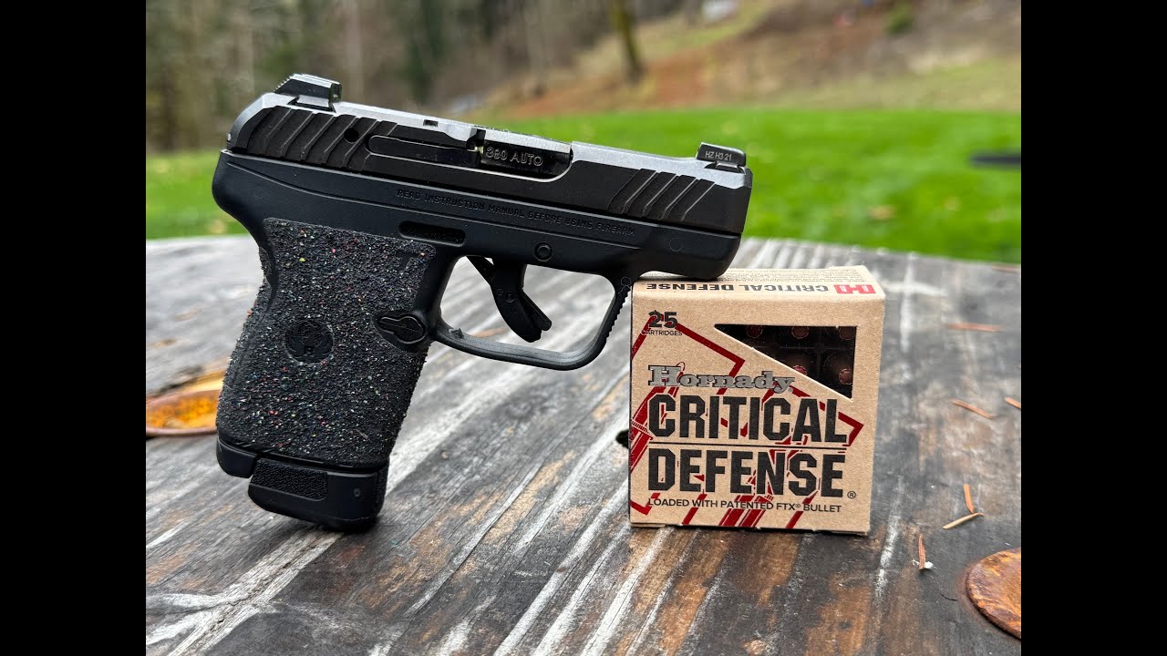 Ruger LCP Max .380 Critical Defense Gel Test