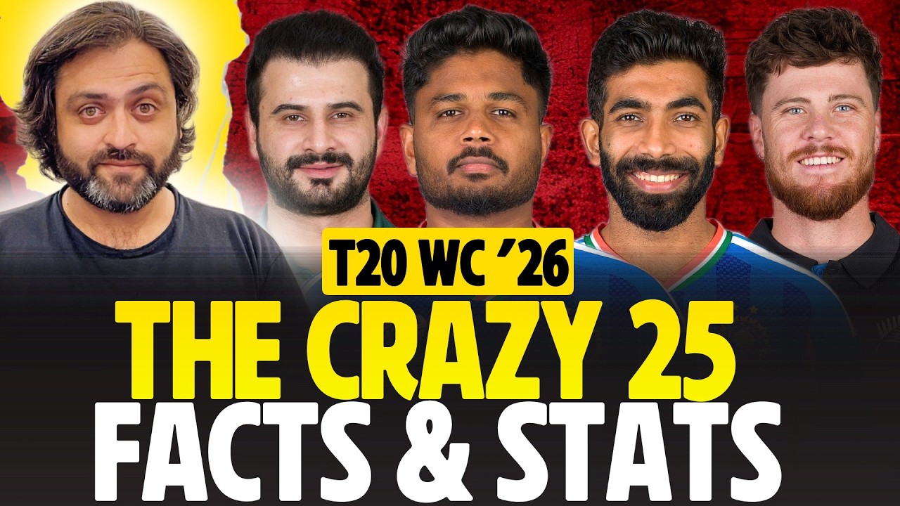 THE CRAZY 25 Stats & Facts of T20 World Cup 2026