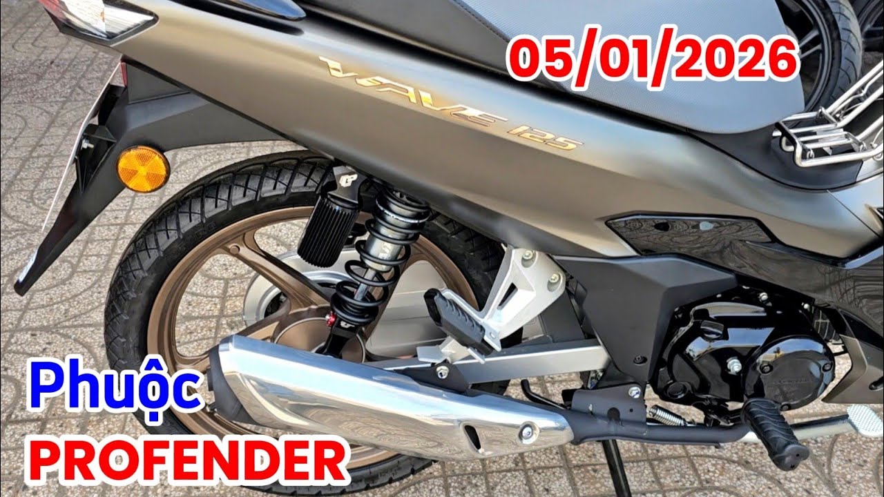 Wave 125 2026 lên phuộc PROFENDER có bình dầu mới nhất tại CH Mai Duyên. Khải Phạm #wave #125 #2026 