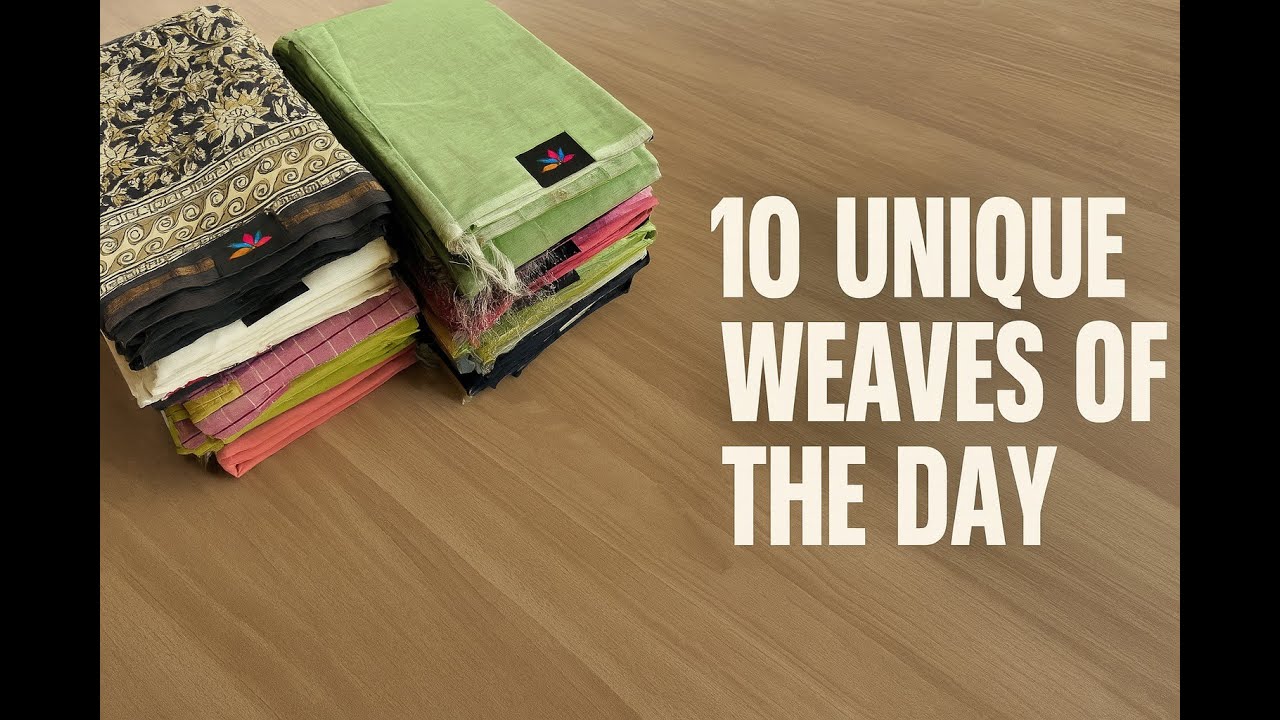 10 Unique Weaves of the Day | Shop on www.fabk.in | WhatsApp : 7338872202 #fabksarees