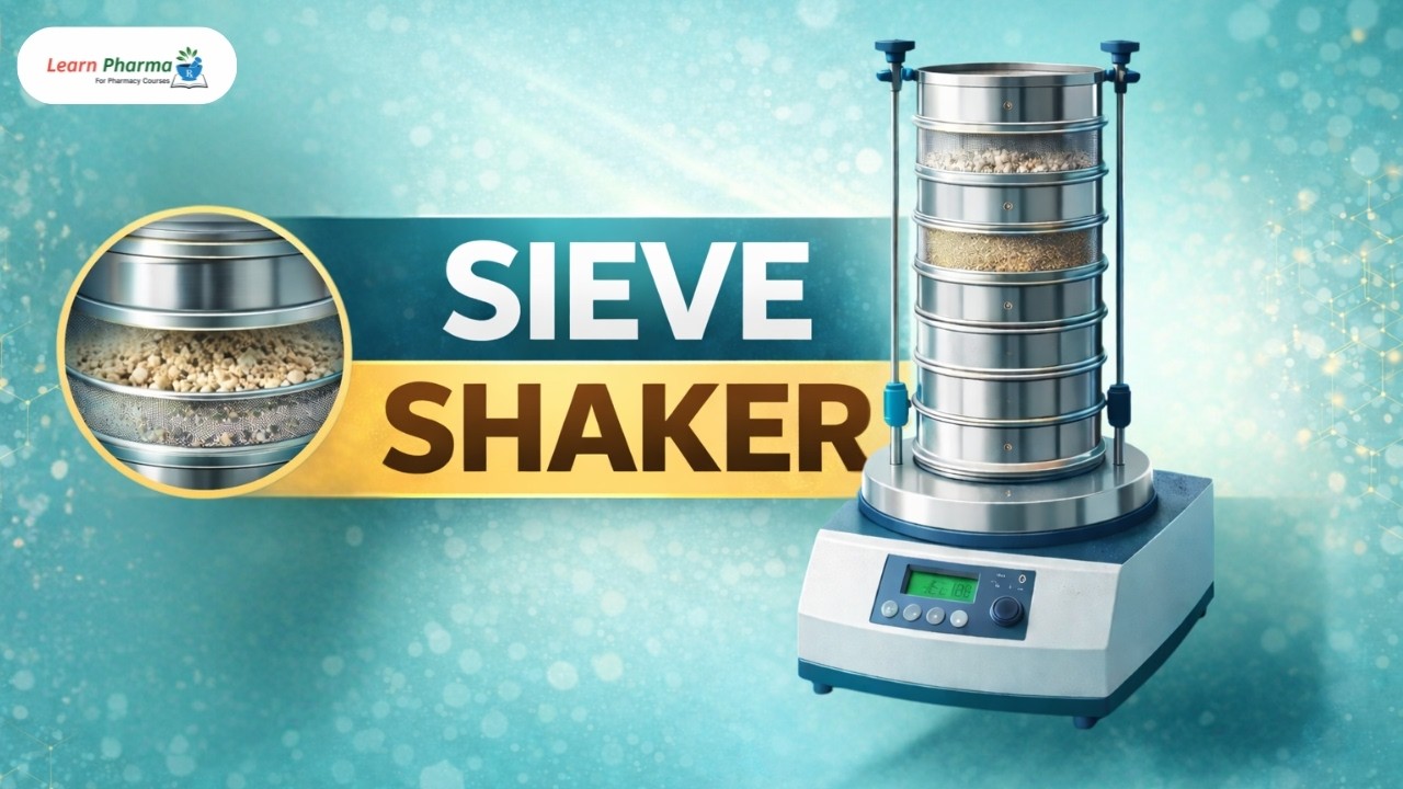 Sieve Shaker | Learnpharma  #medicalstudents  #labtesting