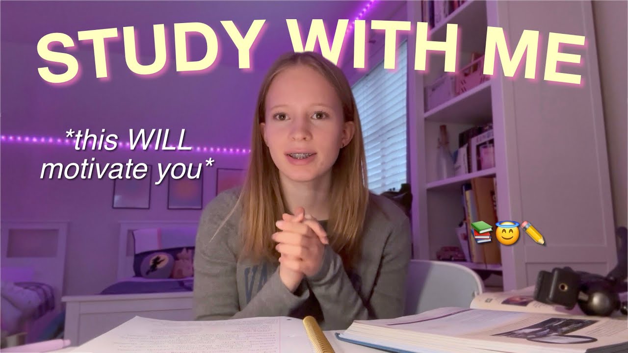 STUDY WITH ME VLOG ✏️😇 *how I take notes + handwriting tutorial*