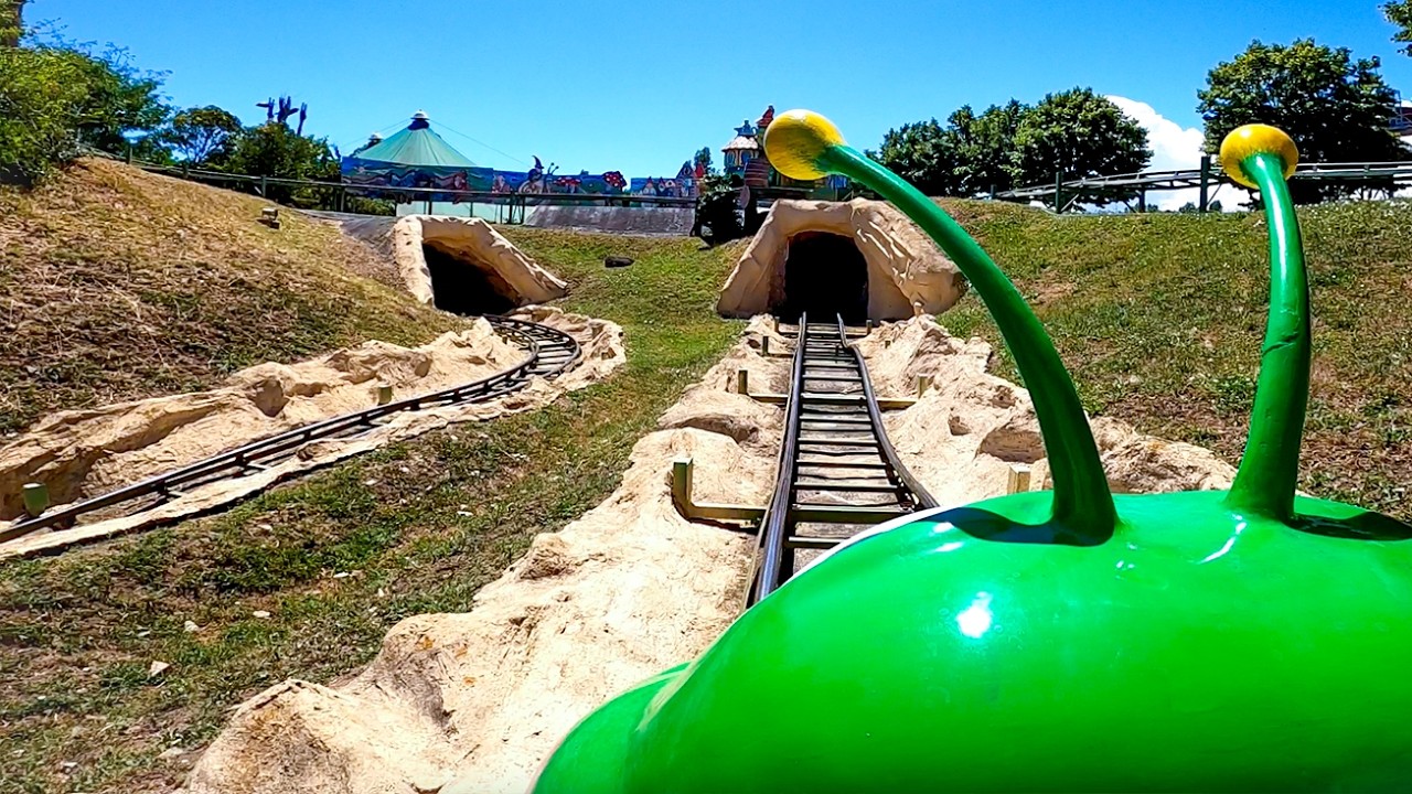 MASSIVE Wacky Worm! (Custom Pinfari Big Apple) - Fiabilandia, Italy - 