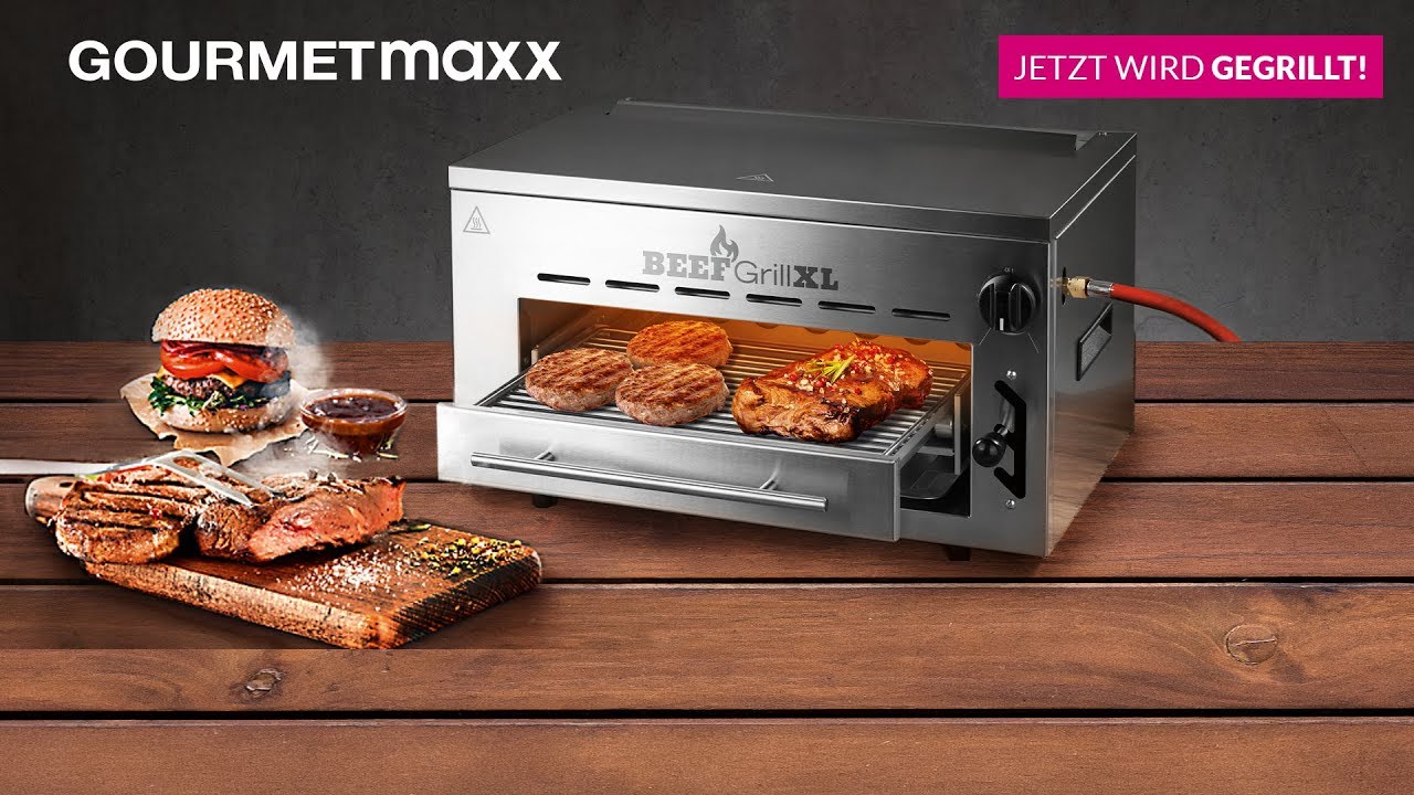 9902586  GOURMETmaxx Beef Grill XL, 4-teilig