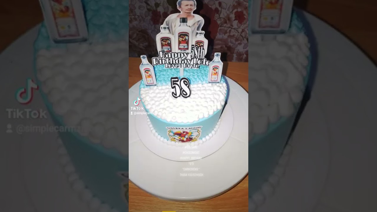 gin cake theme