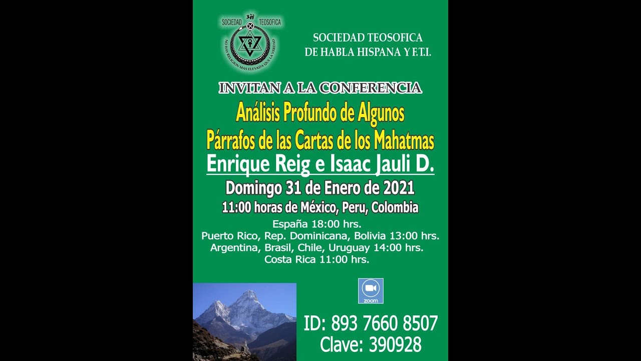 AN&Aacute;LISIS PROFUNDO DE ALGUNOS P&Aacute;RRAFOS DE LAS CARTAS DE LOS MAHATMAS - ENRIQUE REIG e ISAAC JAULI