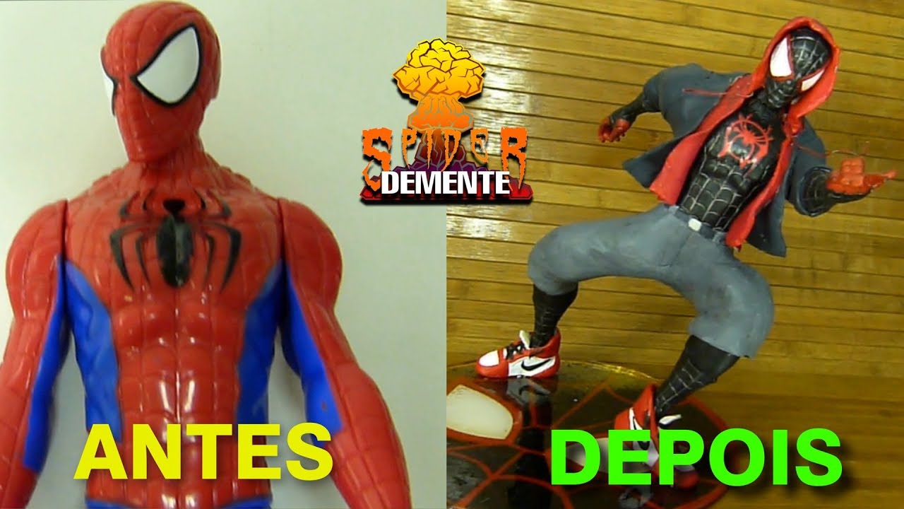 TOY MAKEOVER -Miles Morales -Homem Aranha no aranha verso