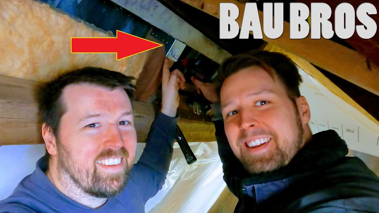 Selber Dachstuhl Sparren-Wechsel mit Balkenschuhen herstellen: so kann das jeder!
