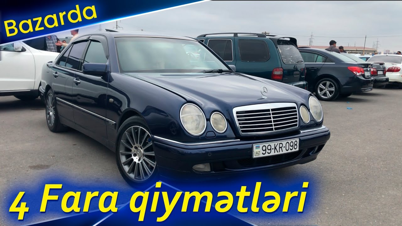 Sumqayıt maşın bazarı - 4 FARA, 4 göz Mercedeslərin bugünə olan qiymətləri  @masinbaz ​
