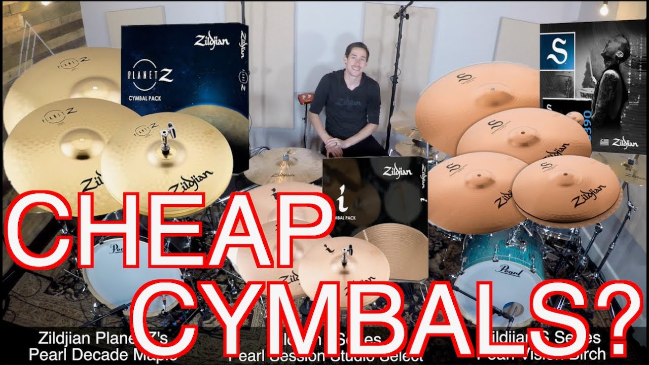CHEAP CYMBALS SOUND DEMO - Budget Cymbals that Still Sound Great! Zildjian i Series