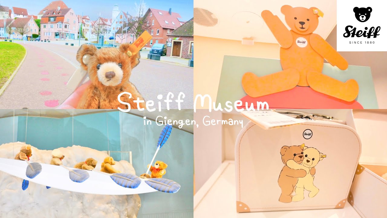 Steiff Museum🧸テディベアの故郷、シュタイフミュージアムのアウトレットで限定品をお得に購入｜Teddy bear｜ぬい活｜Germany tripドイツ旅行｜ぬいぐるみ
