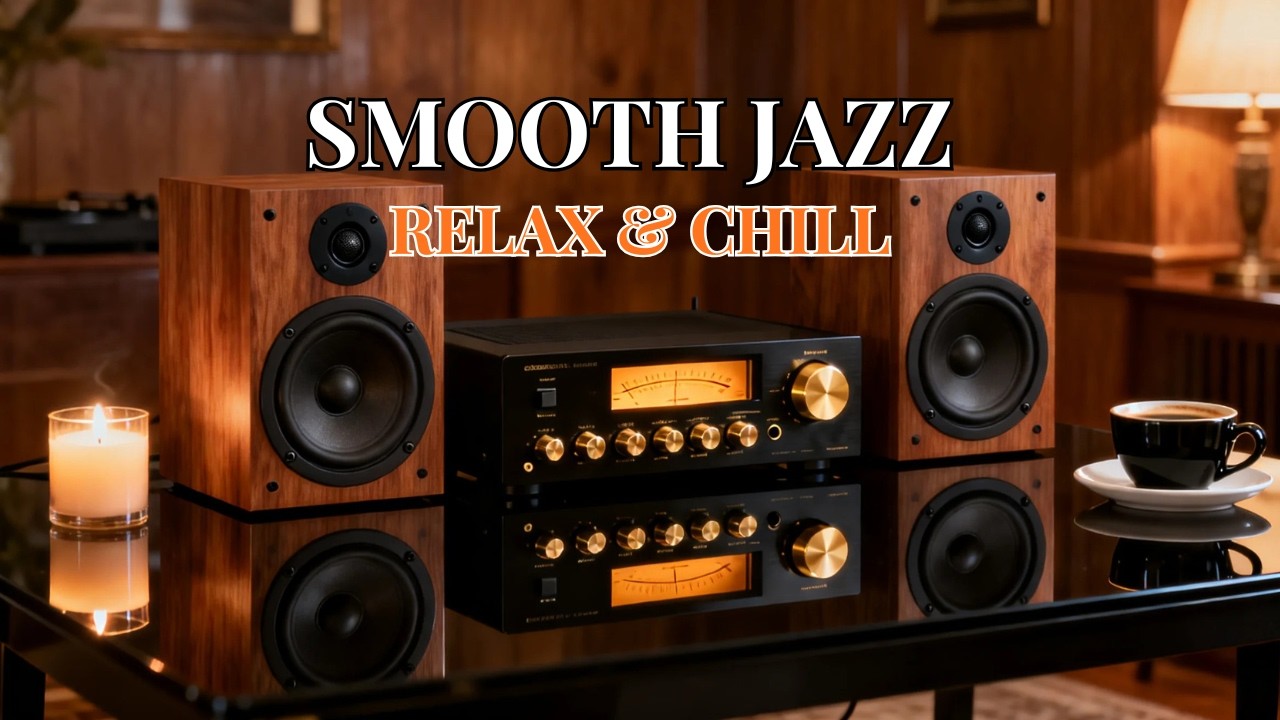 Smooth Jazz & Soulful R&B Instrumental – Warm Sax & Guitar Melodies for Relaxing & Stress Relief