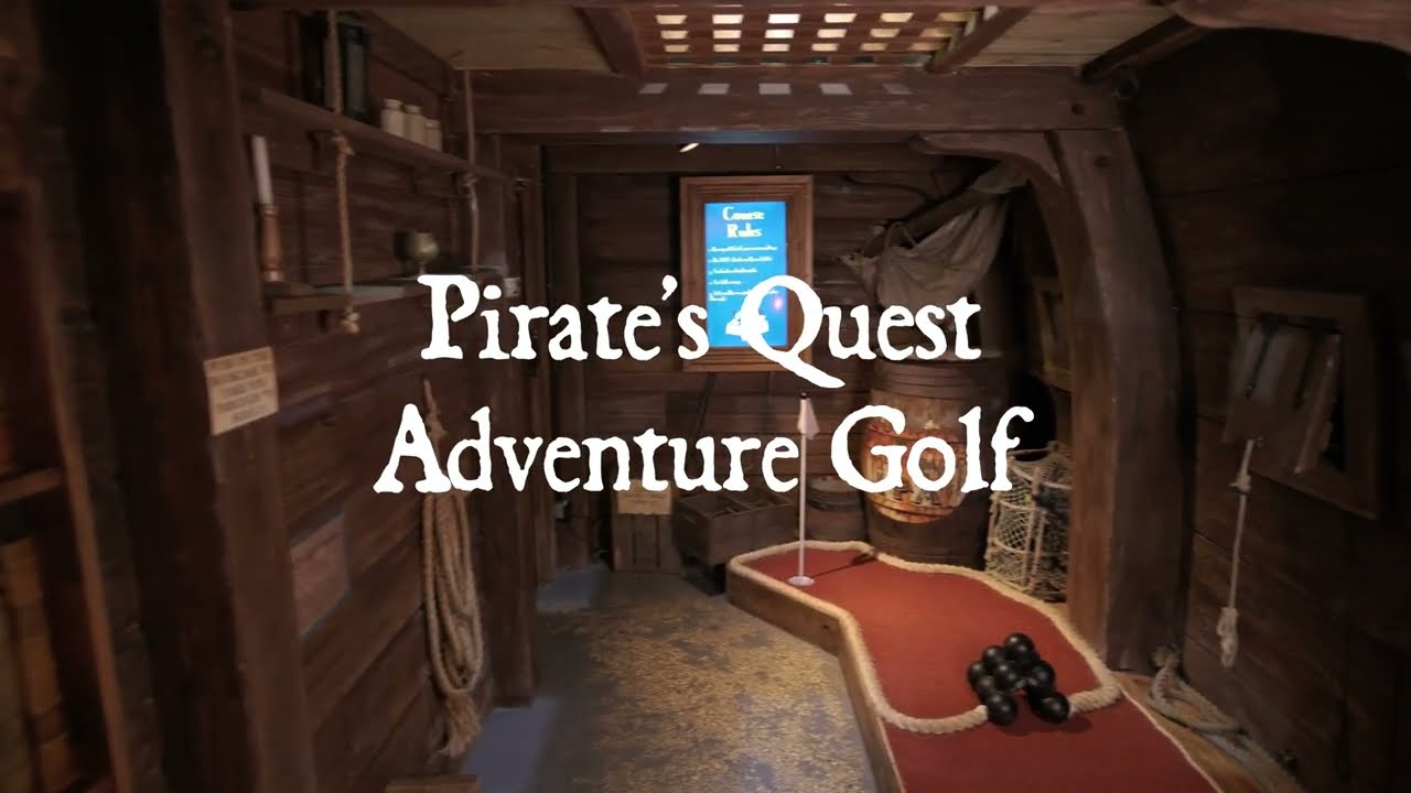 Pirate's Quest Adventure Golf Newquay Promo