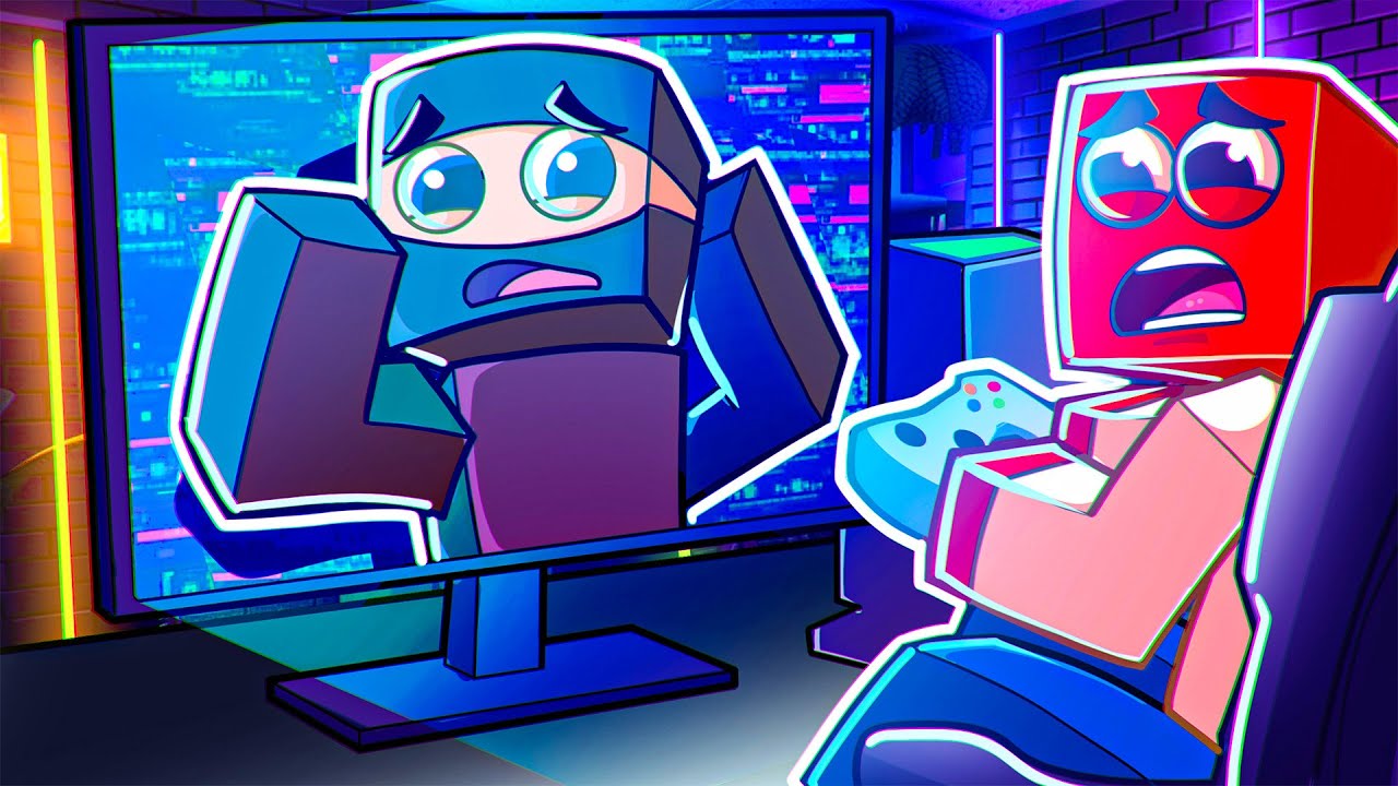 Jsem ZASEKLÝ ve VIDEOHŘE v Minecraftu!