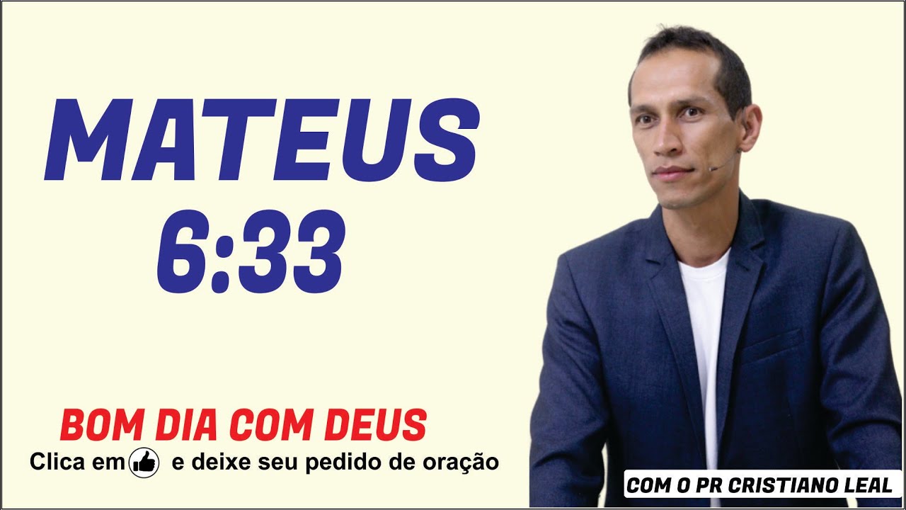 MATEUS 6:33