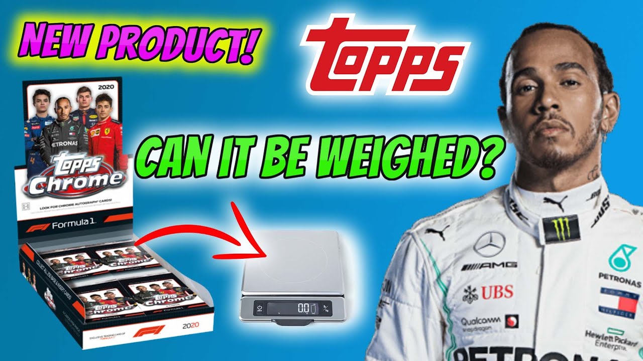 *NEW* Weighing a 2020 Topps Chrome Formula 1 F1 Racing Hobby Box! Hamilton, Russell, Norris! 🔥