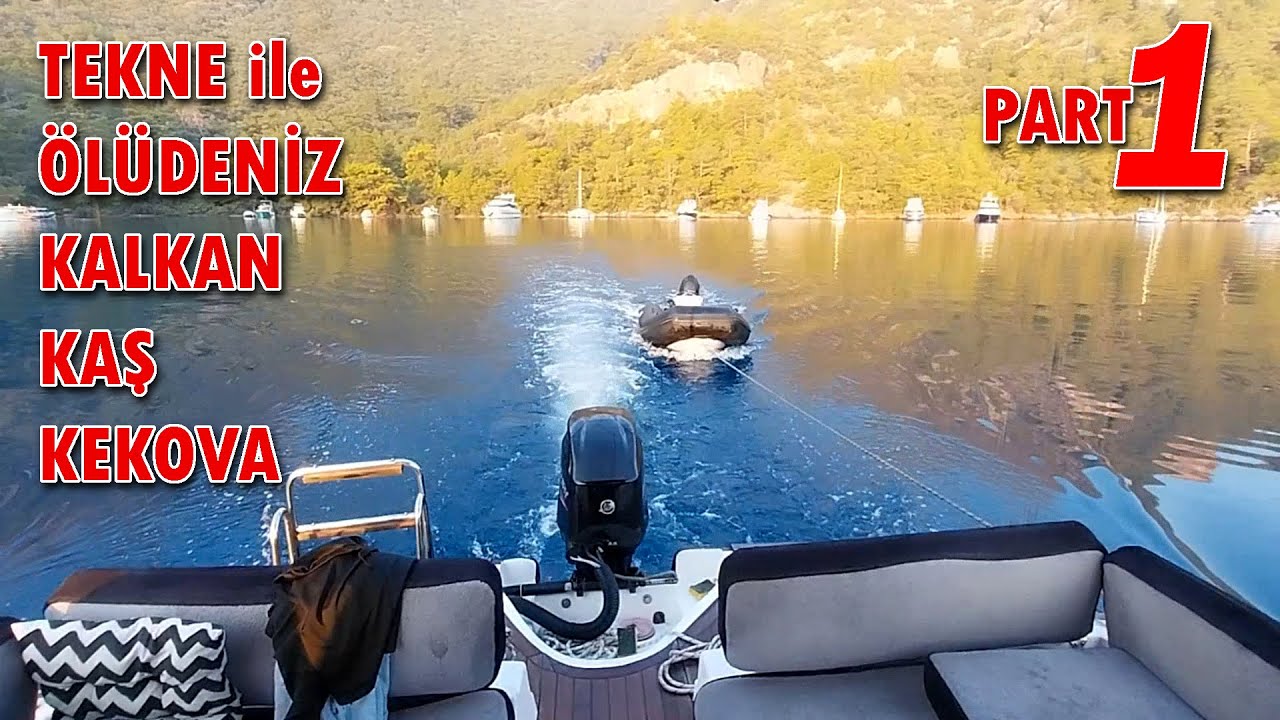 😎 8m Tekne ile Göcek'ten Kekova'ya Gidiş. Teknede Yaşam. (Bölüm 1)