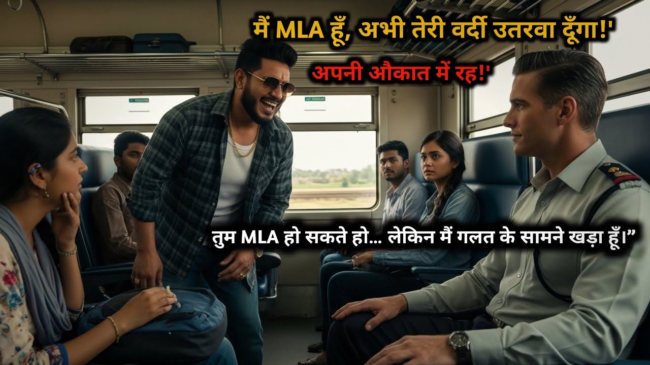 घमंडी MLA के बेटे ने ट्रेन में की बदतमीज़ी… लेकिन एक Army Officer ने पूरा खेल पलट दिया! #hindistory