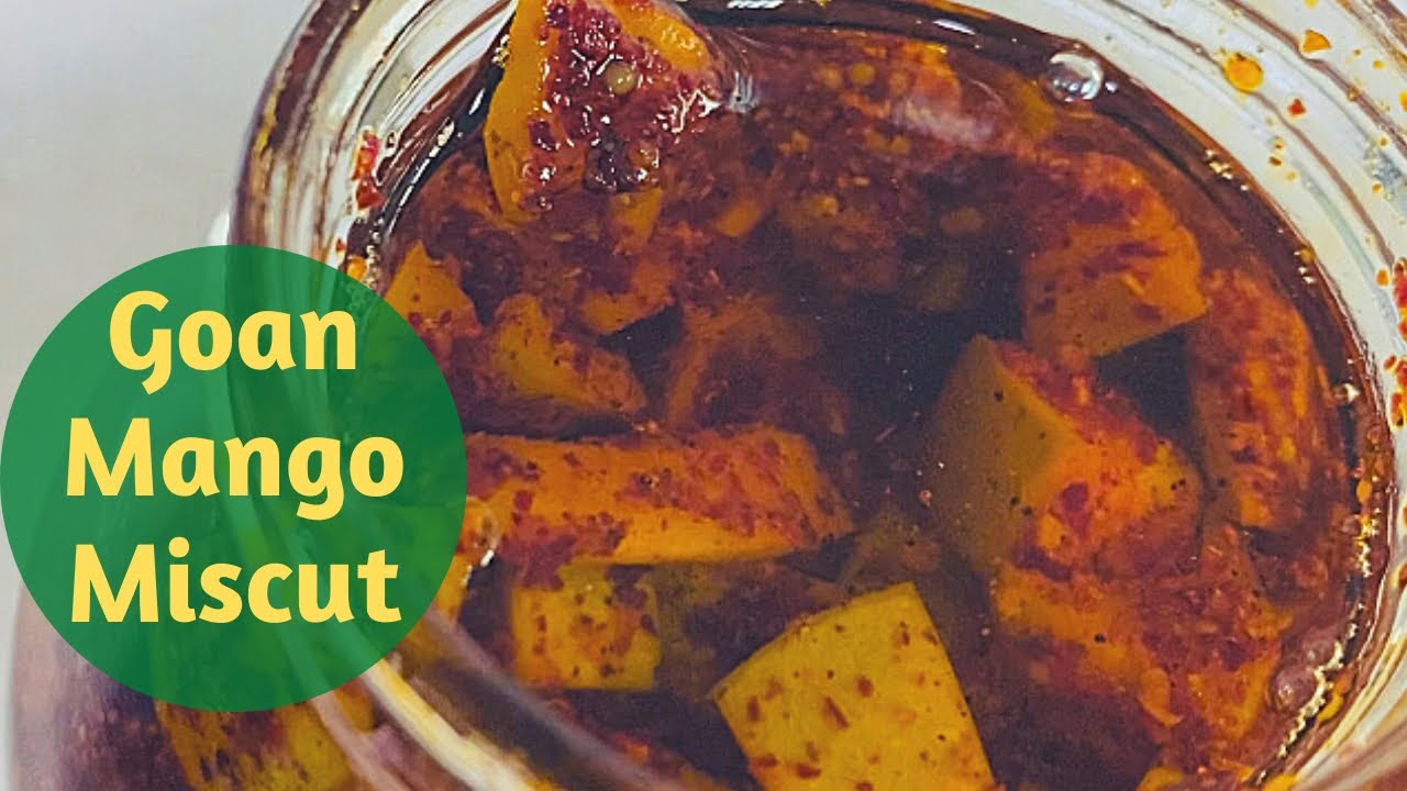 #pickle #mangopickle  Goan Miscut (Mango Pickle) | Cut Raw Mango Pickle | Goan Pickle | Goan Recipe