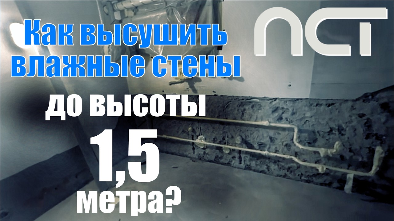 Ремонт подвала, пораженного влагой от капиллярного подъема