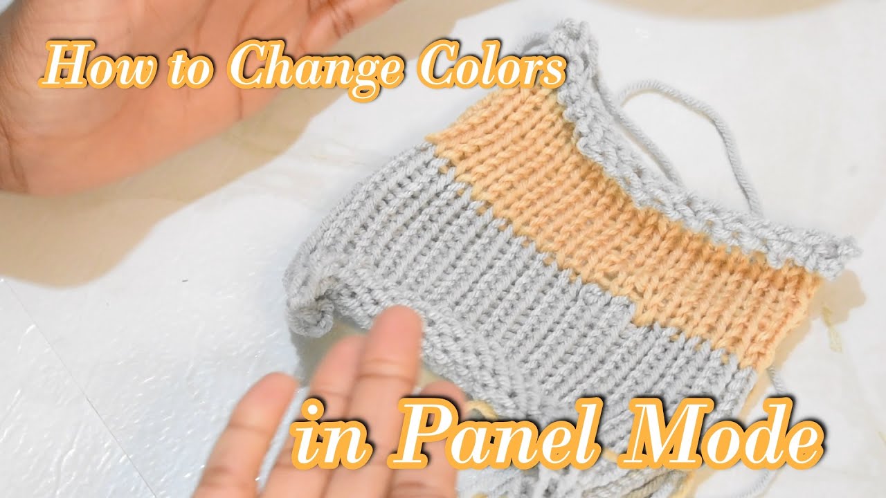 How to Change Color on Flat Panels with the Sentro Knitting Machine