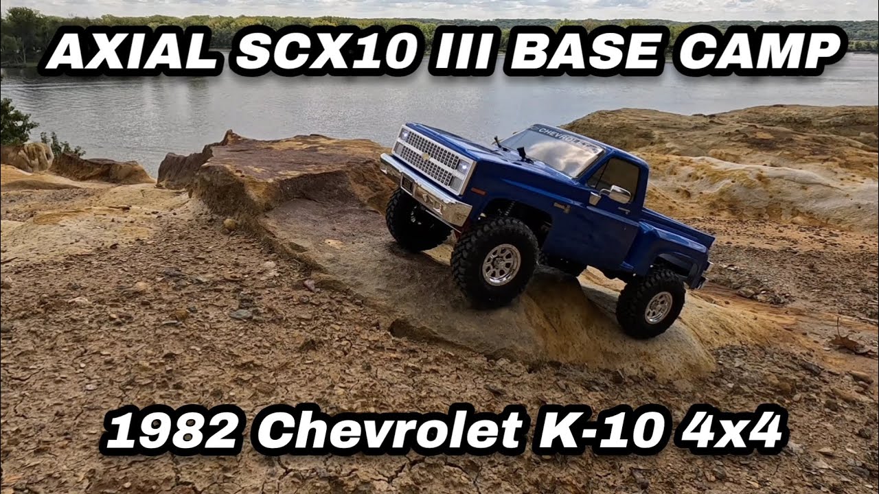 Axial SCX10 III Base Camp Chevy K-10 Square Body Rock Crawler!