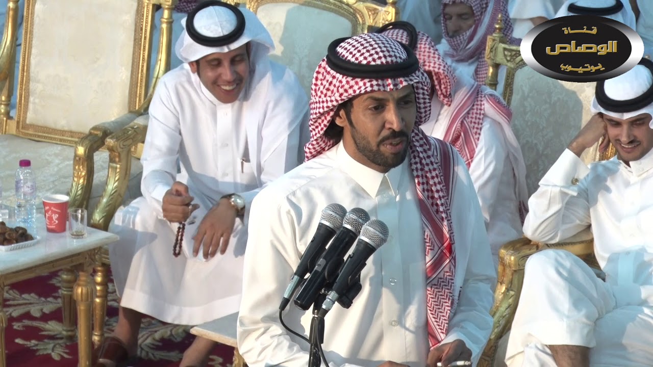 محاوره رباعيه بين الشاعر تركي الميزاني وعبدالعزيز العازمي وحمود السمي ومحمد العازمي بالحسو ت الوصاص