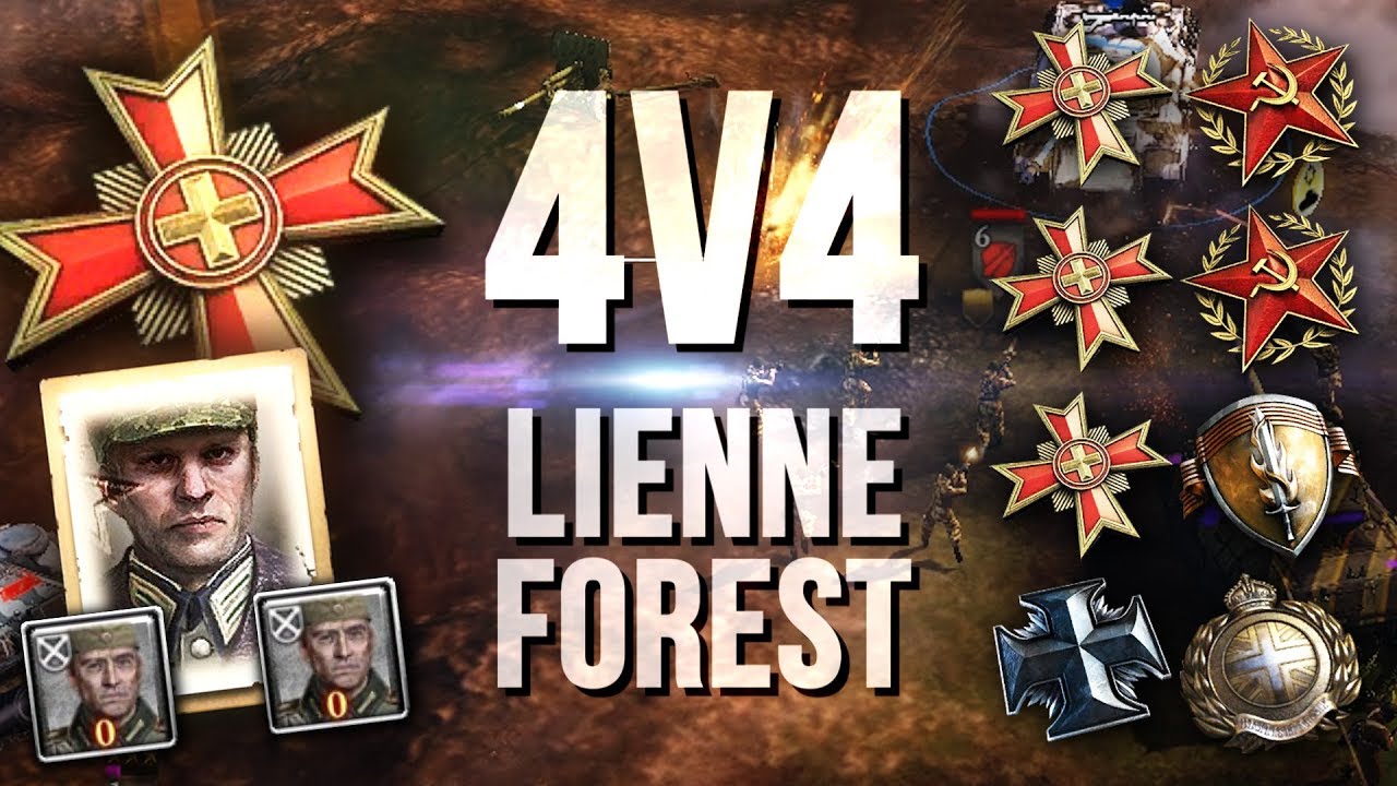 OSTTRUPPEN MADNESS: 350 Sacrifices für das Vaterland [4v4] [OST] [Lienne Forest] — Match of CoH2