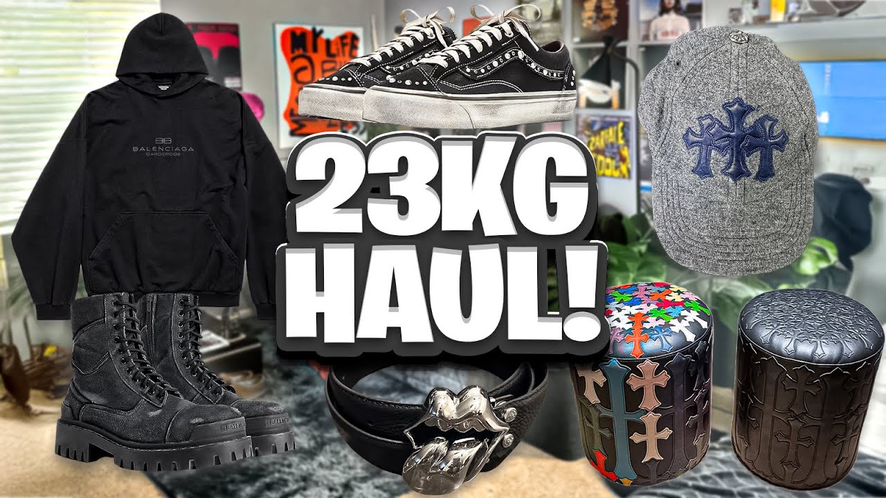 Покупка товаров на Taobato весом 23 кг! (Chrome Hearts, Balenciaga и многое другое!)