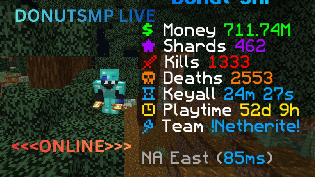 Donutsmp live/rating bases 50M per base/gambling/1B lootdrop RN