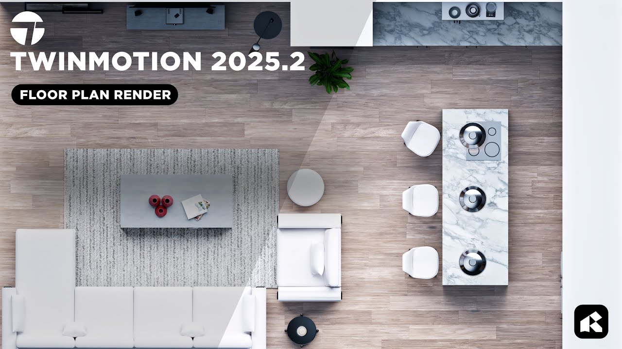 От плоских планировок до чистых визуализаций — рабочий процесс Twinmotion 2025.2