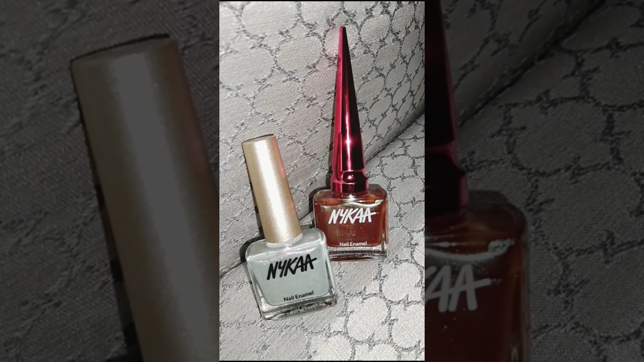 ✨ Holographic Nail Polish &ndash; Shine Like a Rainbow! 🌈💅 #makeup #naykaa #nails